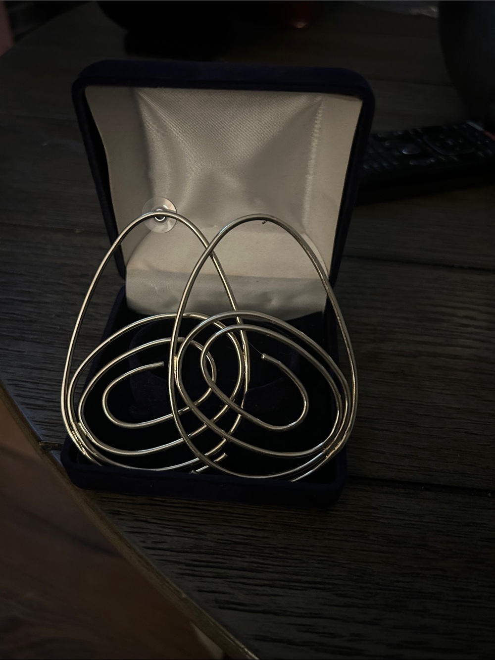 Silver Multi-Hoop Statement Earrings - Women Jewelry
